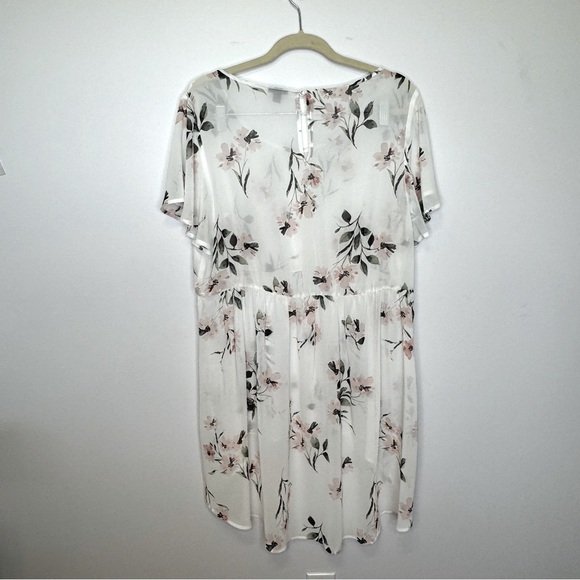 Torrid Floral Hi-Low Chiffon Tunic Top – Size 2x - Picture 2 of 7